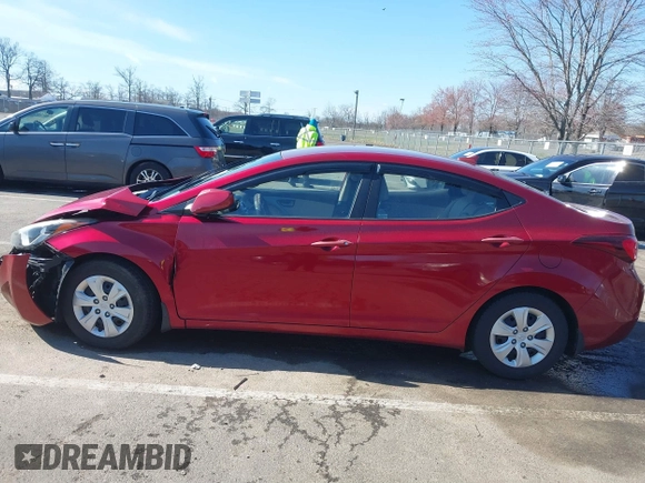 2016 Hyundai Elantra SE with VIN 5NPDH4AEXGH713075, listed as a IAAI auction lot 41875296 with 102,409 mi miles and . Bid and sale history available at DreamBid. Image 14.