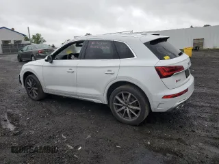 2021 Audi SQ5 Premium Plus with VIN WA1B4AFY9M2029016, listed as a Copart auction lot 53489214 with 23,306 mi miles and Salvage Title. Bid and sale history available at DreamBid. Image 2.