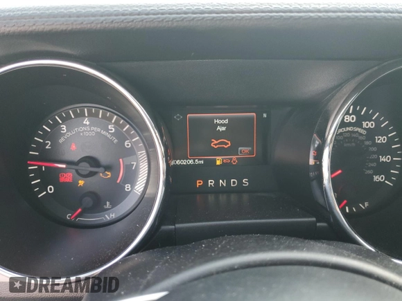 2017 Ford Mustang EcoBoost with VIN 1FA6P8TH0H5329775, listed as a Copart auction lot 43339795 with 60,206 mi miles and Salvage title. Bid and sale history available at DreamBid. Image 9.