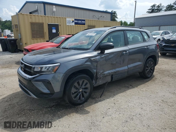 2024 Volkswagen Taos S с VIN 3VV5X7B29RM015584, выставлен на аукционе Copart как лот 57686995 с пробегом 32 164 миль миль и Чистый • Clean title. История ставок и продаж доступна на DreamBid. Изображение 1.