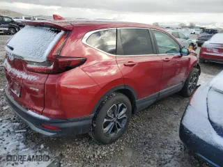 2020 Honda CR-V EX-L with VIN 5J6RW2H85LL015411, listed as a Copart auction lot 45517295 with 55,039 mi miles and Salvage Title. Bid and sale history available at carsss.com. Image 3.