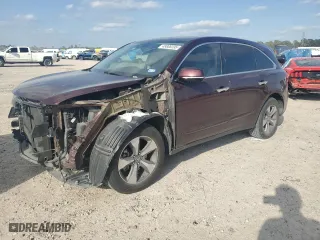 2016 Acura MDX with VIN 5FRYD4H21GB026413, listed as a Copart auction lot 48808395 with 90,339 mi miles and Salvage Title. Bid and sale history available at carsss.com. Image 1.