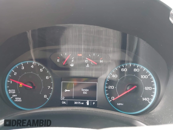 2019 Chevrolet Equinox LS z VIN 3GNAXHEV8KL190100, wystawiony jako IAAI lot #41725409 z przebiegiem 36 175 mil mil oraz . Historia ofert i sprzedaży dostępna na DreamBid. Obrazek 7.