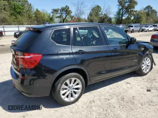 2014 BMW X3 xDrive28i with VIN 5UXWX9C52E0D22262, listed as a Copart auction lot 52397365 with 134,615 mi miles and Salvage Title. Bid and sale history available at DreamBid. Image 3.