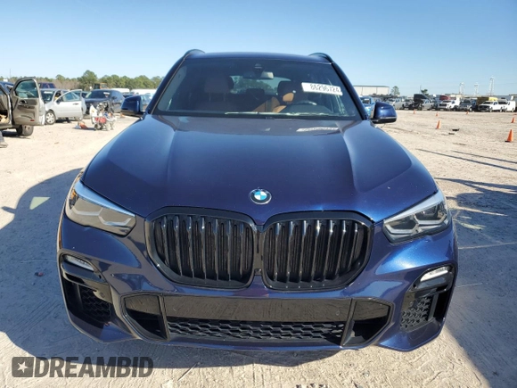 2021 BMW X5 M50i with VIN 5UXJU4C06M9F06155, listed as a Copart auction lot 86296724 with 59,608 mi miles and Salvage Title. Bid and sale history available at carsss.com. Image 5.