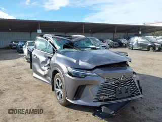2023 Lexus RX with VIN 2T2BBMCA2PC002598, listed as a IAAI auction lot 41623493 with 17,912 mi miles. Bid and sale history available at carsss.com. Image 6.