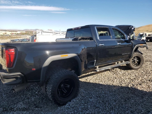 2021 GMC Sierra 3500HD Denali with VIN 1GT49WEY3MF296109, listed as a Copart auction lot 67886764 with 0 mi miles and Salvage Title. Bid and sale history available at carsss.com. Image 3.