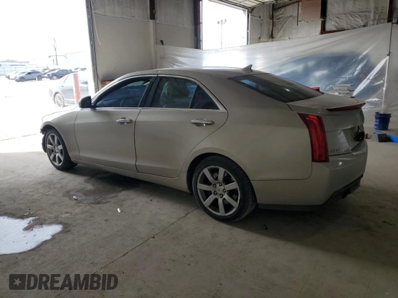 2014 Cadillac ATS Standard RWD z VIN 1G6AA5RA2E0101299, wystawiony jako Copart lot #49240615 z przebiegiem 165 498 mil mil oraz Szkody całkowita. Historia ofert i sprzedaży dostępna na DreamBid. Obrazek 2.