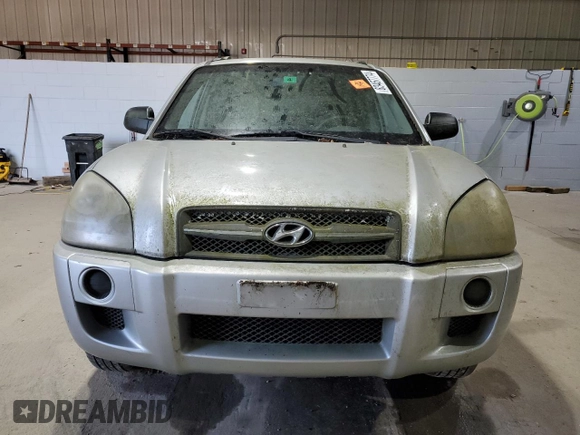 2007 Hyundai Tucson GLS with VIN KM8JM12B07U568762, listed as a Copart auction lot 83467774 with 0 mi miles and Clean Title. Bid and sale history available at carsss.com. Image 5.