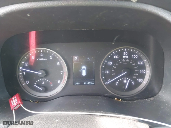 2016 Hyundai Tucson SE with VIN KM8J3CA49GU151903, listed as a IAAI auction lot 41426640 with 141,803 mi miles. Bid and sale history available at carsss.com. Image 7.