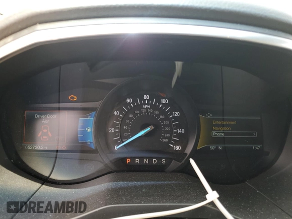 2019 Ford Edge Titanium with VIN 2FMPK4K99KBC01212, listed as a Copart auction lot 57450365 with 52,720 mi miles and Salvage title. Bid and sale history available at DreamBid. Image 9.
