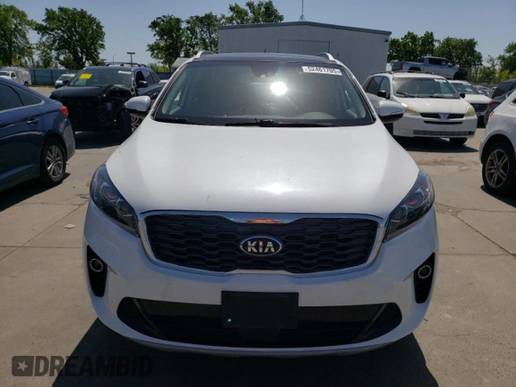 2020 Kia Sorento EX V6 with VIN 5XYPH4A50LG702777, listed as a Copart auction lot 52461705 with 126,668 mi miles and Clean Title. Bid and sale history available at carsss.com. Image 5.