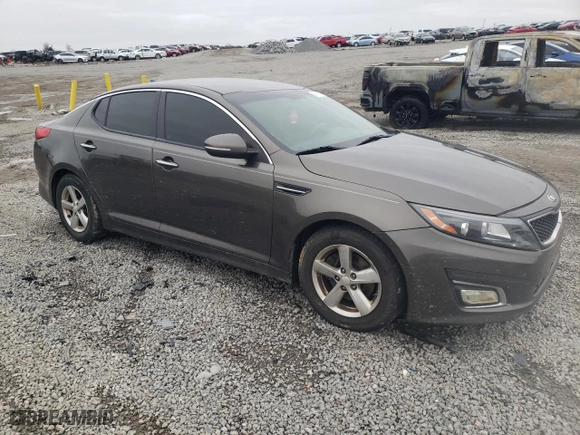 2015 Kia Optima LX with VIN 5XXGM4A78FG353163, listed as a Copart auction lot 47991215 with 97,939 mi miles and Salvage Title. Bid and sale history available at carsss.com. Image 4.