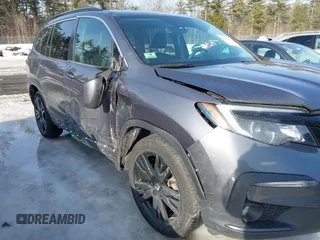 2022 Honda Pilot Special Edition with VIN 5FNYF6H27NB080710, listed as a IAAI auction lot 41612297 with 37,157 mi miles. Bid and sale history available at carsss.com. Image 18.