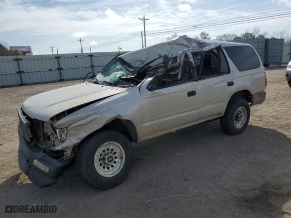 1997 Toyota 4Runner with VIN JT3GM84R0V0014289, listed as a Copart auction lot 47689215 with 0 mi miles and Salvage Title. Bid and sale history available at carsss.com. Image 1.