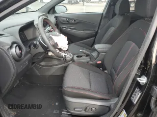 2023 Hyundai Kona N Line with VIN KM8K3CA36PU944250, listed as a Copart auction lot 42755615 with 16,417 mi miles and Salvage Title. Bid and sale history available at carsss.com. Image 7.