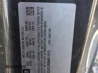 2017 Chevrolet Camaro 2LT z VIN 1G1FC1RS4H0110131, wystawiony jako Copart lot #52154175 z przebiegiem 95 384 mil mil oraz Szkoda całkowita • Salvage title. Historia ofert i sprzedaży dostępna na DreamBid. Obrazek 12.