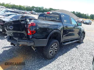 2024 Ford Ranger Lariat with VIN 1FTER4KH3RLE27092, listed as a IAAI auction lot 42726630 with Not provided miles and . Bid and sale history available at DreamBid. Image 4.