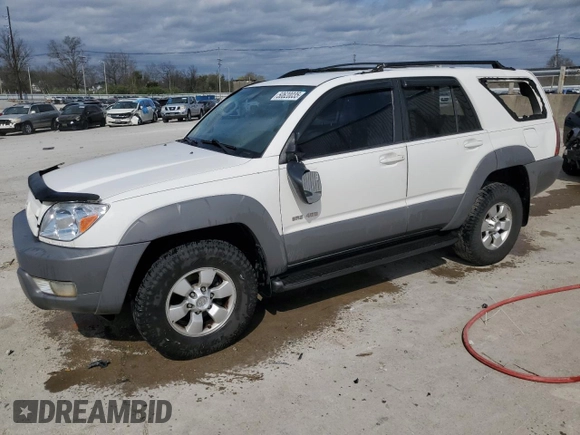 2003 Toyota 4Runner SR5 with VIN JTEBU14R738002227, listed as a Copart auction lot 50620035 with 207,431 mi miles and Non Repairable. Bid and sale history available at DreamBid. Image 1.