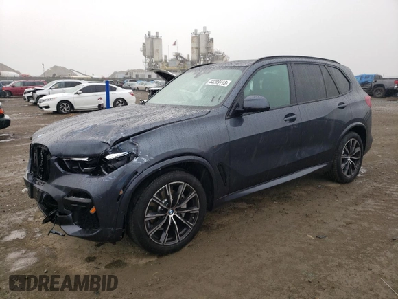 2021 BMW X5 sDrive40i with VIN 5UXCR4C01M9E98458, listed as a Copart auction lot 44289113 with 26,672 mi miles. Bid and sale history available at carsss.com. Image 1.