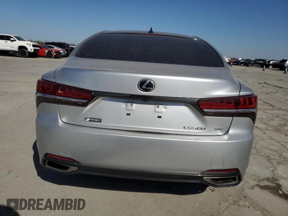2019 Lexus LS with VIN JTHC51FF0K5007387, listed as a Copart auction lot 49511455 with 65,620 mi miles and Salvage Title. Bid and sale history available at carsss.com. Image 6.