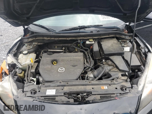 2011 Mazda 3 i Touring with VIN JM1BL1VF7B1462426, listed as a Copart auction lot 56901425 with 94,964 mi miles and Salvage title. Bid and sale history available at DreamBid. Image 11.