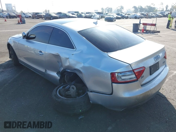2012 Audi A5 2.0T Premium with VIN WAUCFAFR4CA000909, listed as a IAAI auction lot 41343669 with 193,211 mi miles. Bid and sale history available at carsss.com. Image 3.