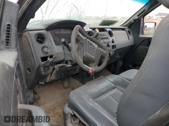 2014 Ford F-150 XL with VIN 1FTNF1EF8EKF10907, listed as a Copart auction lot 85311594 with Not provided miles and Salvage title. Bid and sale history available at DreamBid. Image 8.