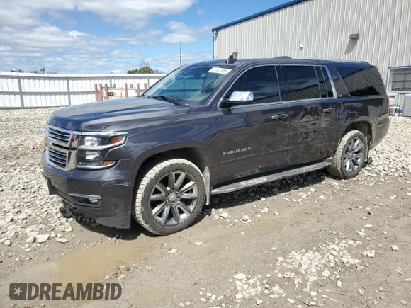 2016 Chevrolet Suburban LTZ with VIN 1GNSKJKC1GR406401, listed as a Copart auction lot 51137955 with 172,612 mi miles and Clean Title. Bid and sale history available at DreamBid. Image 1.