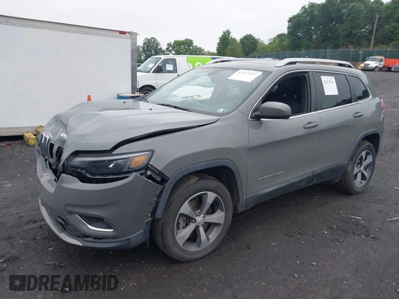 2020 Jeep Cherokee Limited with VIN 1C4PJMDX7LD505976, listed as a IAAI auction lot 42515544 with 68,531 mi miles and . Bid and sale history available at DreamBid. Image 17.