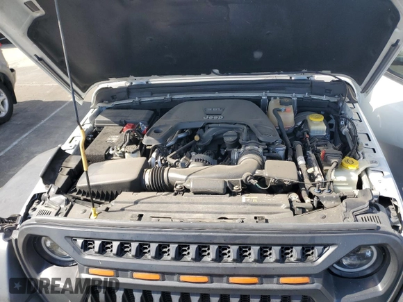 2019 Jeep Wrangler Unlimited Sport Altitude with VIN 1C4HJXDG2KW675235, listed as a Copart auction lot 54389785 with 88,825 mi miles and Salvage title. Bid and sale history available at DreamBid. Image 12.