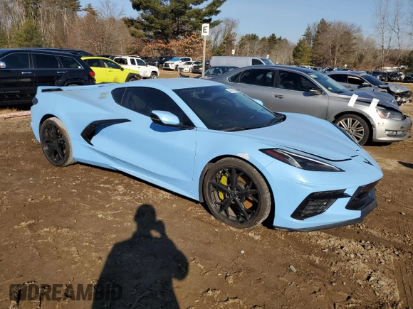 2020 Chevrolet Corvette 3LT z VIN 1G1Y82D44L5114376, wystawiony jako Copart lot #48667345 z przebiegiem 21 450 mil mil oraz Czysty tytuł • Clean title. Historia ofert i sprzedaży dostępna na DreamBid. Obrazek 4.