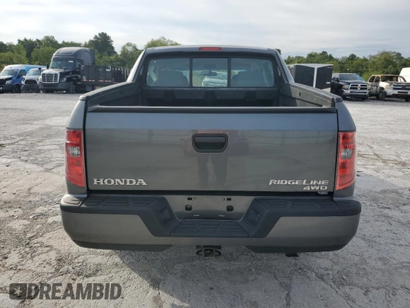 2010 Honda Ridgeline RT with VIN 5FPYK1F28AB008918, listed as a Copart auction lot 70030164 with 0 mi miles and Salvage Title. Bid and sale history available at carsss.com. Image 6.