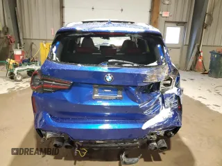 2022 BMW X3 M with VIN 5YM13EC00N9K19250, listed as a Copart auction lot 87113174 with 0 mi miles and Salvage Title. Bid and sale history available at carsss.com. Image 6.