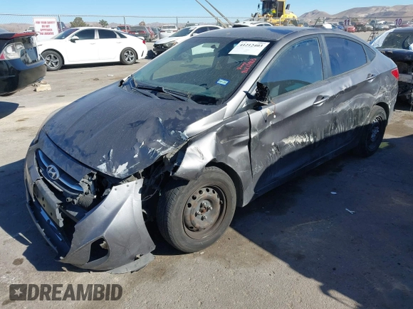 2016 Hyundai Accent SE with VIN KMHCT4AE9GU963659, listed as a IAAI auction lot 41212403 with 110,322 mi miles and . Bid and sale history available at DreamBid. Image 2.