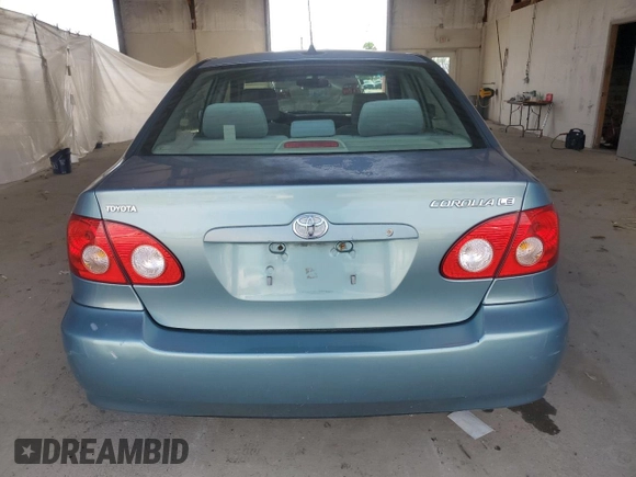 2006 Toyota Corolla CE with VIN 1NXBR30E16Z721033, listed as a Copart auction lot 58329205 with 230,494 mi miles and Clean title. Bid and sale history available at DreamBid. Image 6.