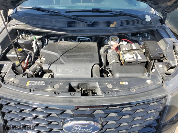 2019 Ford Explorer Sport with VIN 1FM5K8GT0KGA73308, listed as a Copart auction lot 71674294 with 63,206 mi miles and Salvage Title. Bid and sale history available at carsss.com. Image 12.