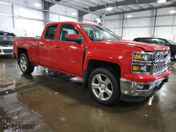 2014 Chevrolet Silverado 1500 LT with VIN 1GCVKREC2EZ390805, listed as a Copart auction lot 48016155 with NaN miles and Salvage Title. Bid and sale history available at carsss.com. Image 4.
