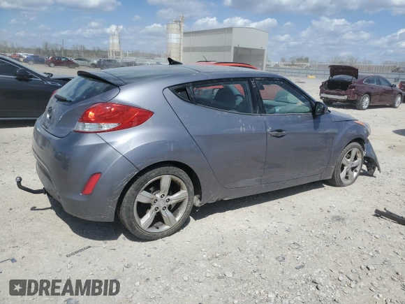 2014 Hyundai Veloster z VIN KMHTC6AD3EU215750, wystawiony jako Copart lot #52769165 z przebiegiem 114 364 mil mil oraz Szkoda całkowita • Salvage title. Historia ofert i sprzedaży dostępna na DreamBid. Obrazek 3.