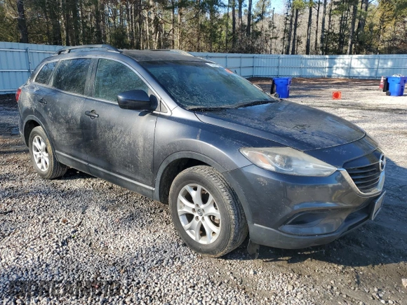 2013 Mazda CX-9 Sport with VIN JM3TB2BA6D0409223, listed as a Copart auction lot 87695625 with 261,352 mi miles and Clean Title. Bid and sale history available at carsss.com. Image 4.
