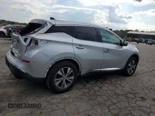 2022 Nissan Murano S with VIN 5N1AZ2AJ7NC123020, listed as a Copart auction lot 73141584 with 46,492 mi miles and Salvage Title. Bid and sale history available at DreamBid. Image 3.