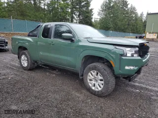 2022 Nissan Frontier S with VIN 1N6ED1CM9NN666098, listed as a Copart auction lot 47490875 with 30,632 mi miles and Salvage Title. Bid and sale history available at carsss.com. Image 4.