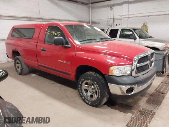 2005 Dodge 1500 SLT with VIN 1D7HU16N35J625855, listed as a IAAI auction lot 42098899 with 160,537 mi miles and . Bid and sale history available at DreamBid. Image 1.