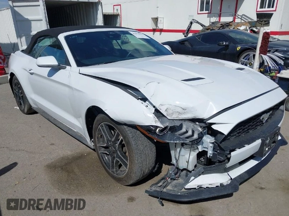 2022 Ford Mustang EcoBoost with VIN 1FATP8UH2N5103699, listed as a IAAI auction lot 41976192 with 32,919 mi miles. Bid and sale history available at carsss.com. Image 1.