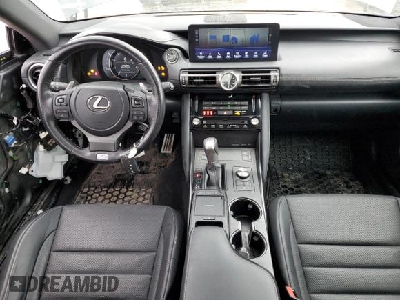 2022 Lexus IS 300 F Sport z VIN JTHG81F2XN5049348, wystawiony jako Copart lot #88201365 z przebiegiem 57 800 mil mil oraz Szkoda całkowita • Salvage title. Historia ofert i sprzedaży dostępna na DreamBid. Obrazek 8.