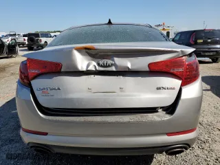 2013 Kia Optima EX with VIN 5XXGN4A75DG223402, listed as a Copart auction lot 52179355 with 157,742 mi miles and Salvage Title. Bid and sale history available at carsss.com. Image 6.