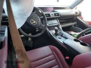 2018 Lexus IS with VIN JTHC81D27J5029389, listed as a Copart auction lot 49286785 with 0 mi miles and Salvage Title. Bid and sale history available at carsss.com. Image 8.
