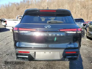 2024 Infiniti QX60 Luxe с VIN 5N1DL1FS2RC346226, выставлен на аукционе Copart как лот 49484615 с пробегом 5 728 миль миль и Списание • Salvage title. История ставок и продаж доступна на DreamBid. Изображение 6.