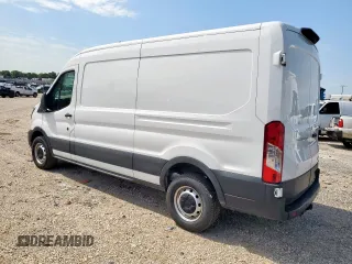 2023 Ford Transit Cargo with VIN 1FTBW9C89PKB88609, listed as a Copart auction lot 63399805 with 25,083 mi miles and Salvage title. Bid and sale history available at DreamBid. Image 2.