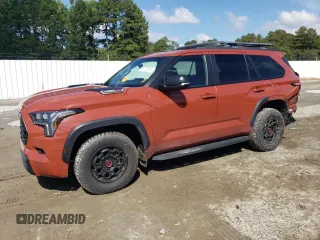 2024 Toyota Sequoia SR5 with VIN 7SVAAABA5RX021773, listed as a Copart auction lot 72173374 with 17,877 mi miles and Salvage Title. Bid and sale history available at carsss.com. Image 1.
